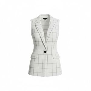 Argent Italian Stretch Wool Tailored Vest – Quiet Luxury Power Piece